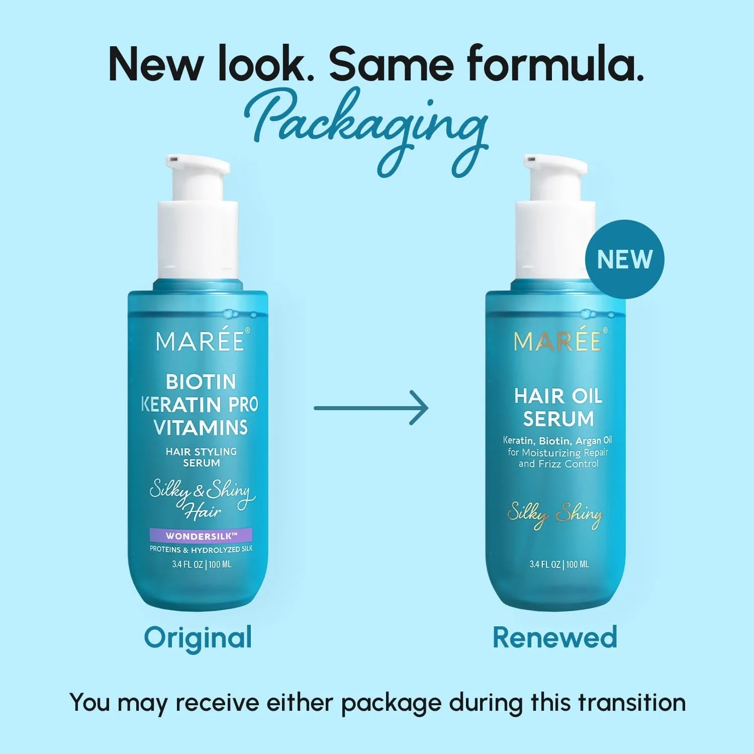 Keratin Oil Serum for Dry & Damaged Hair