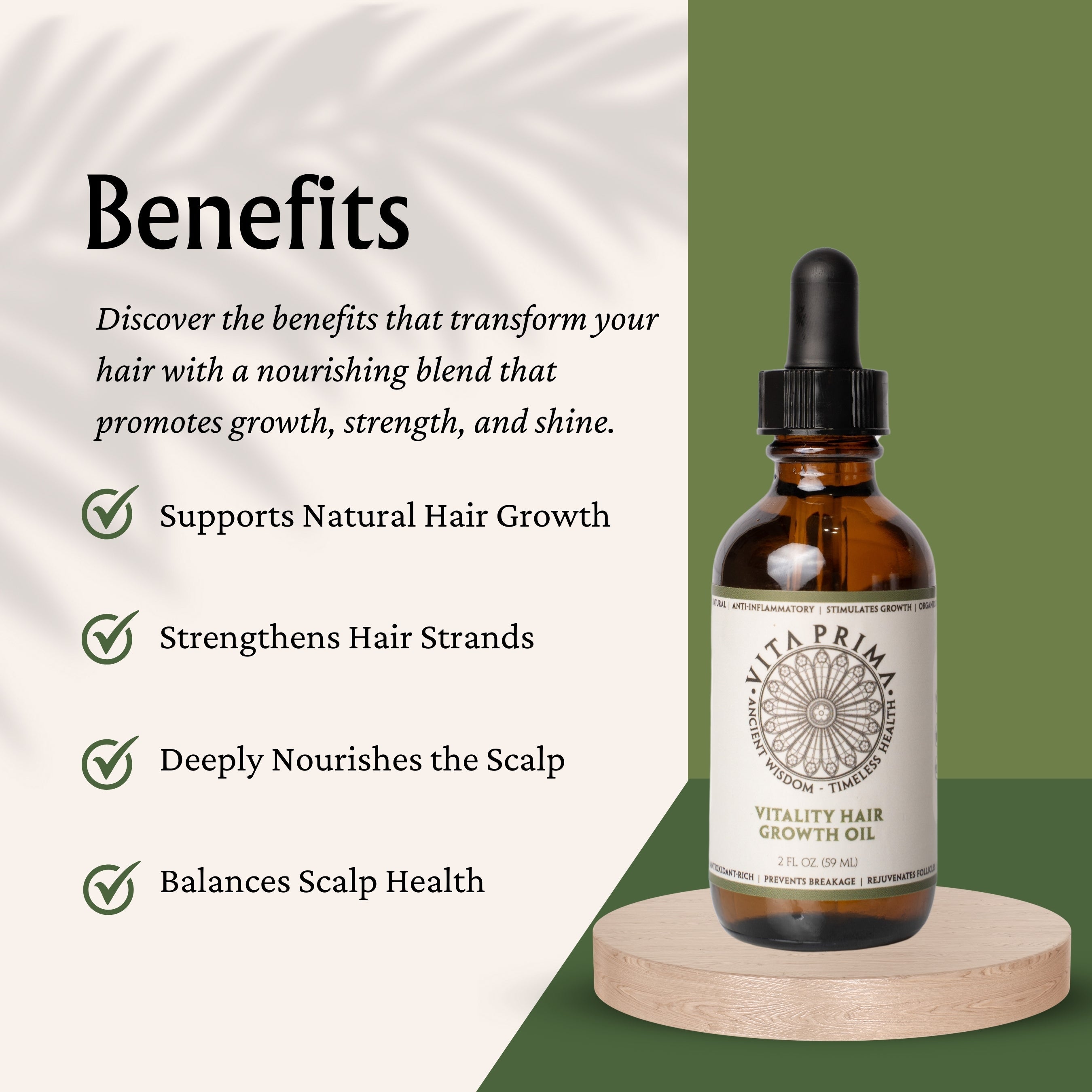 Vitality Hair Growth Oil